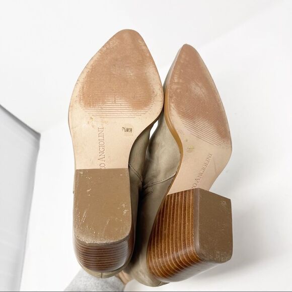 Enzo Angiolini Pointed Toe Leather Ankle Booties Mabbin 7.5 - Picture 8 of 8